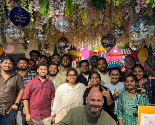 BitKollegen Team bei nachhaltiger IT-Arbeit in Indien